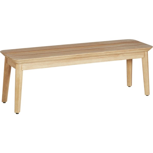 Banc d'extérieur Costo VEGA; 133x40x45 cm (lxPxH); brun clair