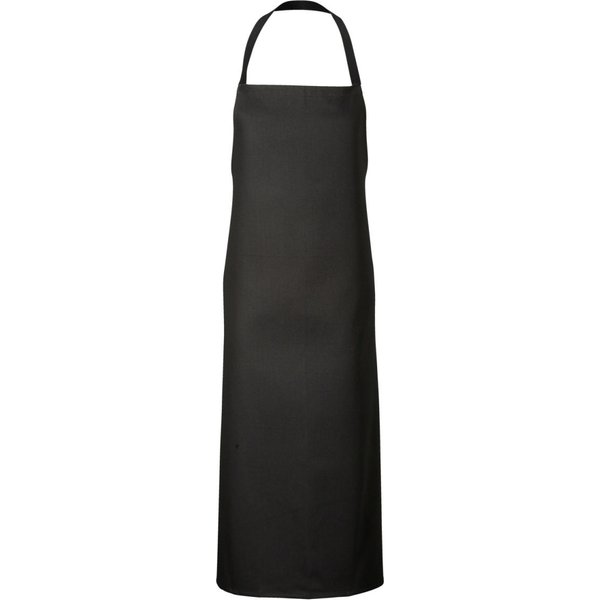 PULSIVA Grembiule con pettorina Pablo 110x80 cm; 110x80 cm (LxL); nero