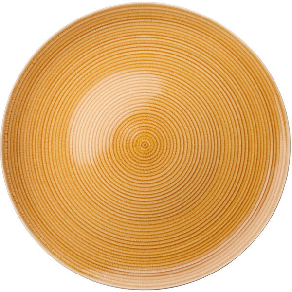 4x PULSIVA Piatto Spirit piano; 28 cm (Ø); marrone; rotonda; 4 pz. / Pacco