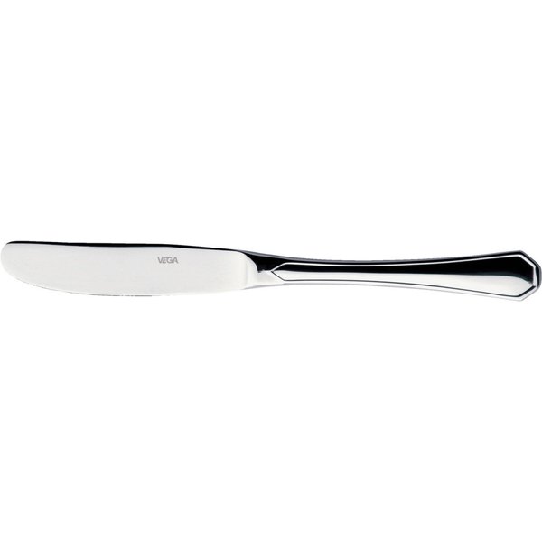 12x VEGA Couteau à beurre Tunis; 17.5 cm (L); argenté, Poignée argenté; 12 pièce(s) / Lot