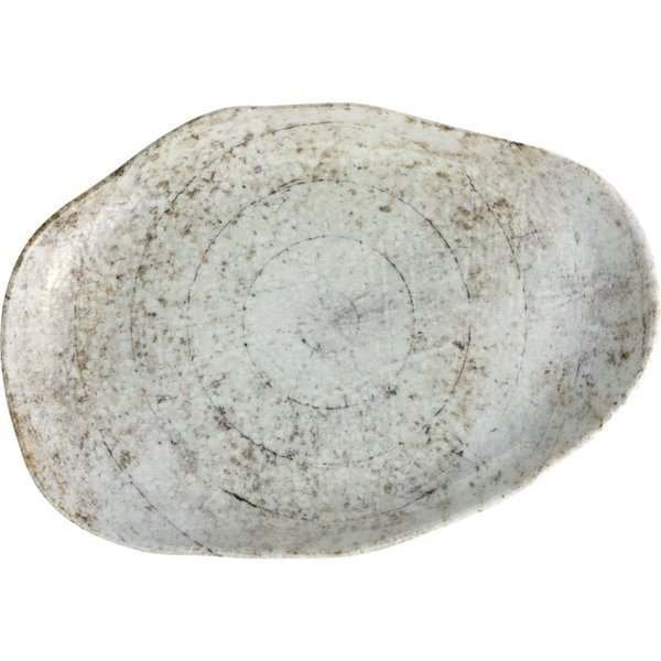 6x VEGA Assiette/plat Gironia; 20.5x14 cm (Lxl); taupe; 6 pièce(s) / Lot