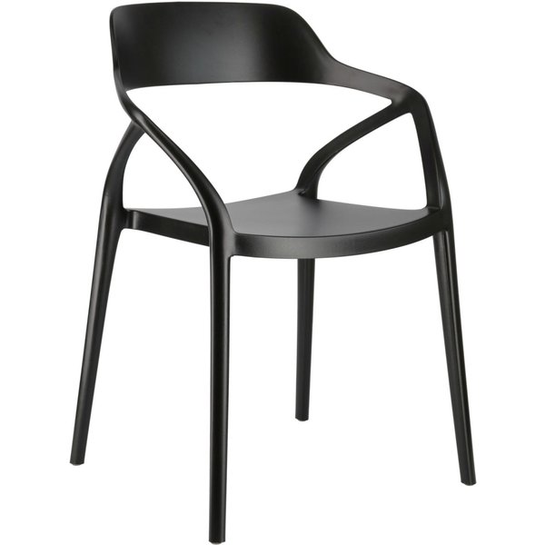 Chaise en matière plastique Soreva PULSIVA; 56.5x52.5x80 cm (lxPxH); noir; 4 pièce(s) / Lot