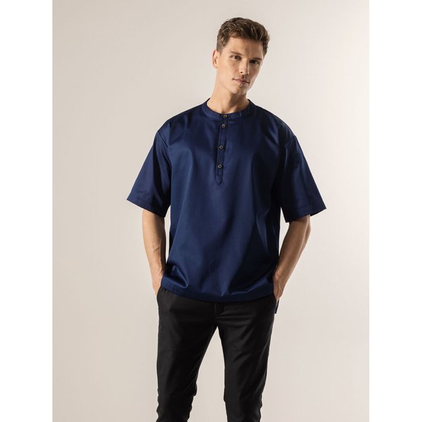 Camicia da chef Gorgio Le Nouveau Chef; Taglia M; blu scuro