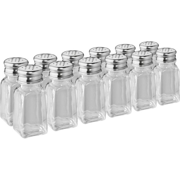 12x PULSIVA Pack avantage salière Limu; 9.5 cm (H); argenté/transparent; 12 pièce(s) / Lot