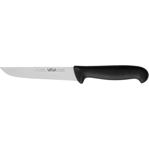 VEGA Couteau d'office Corato; Longueur de lame 12 cm, 22.5 cm (L); noir/argenté