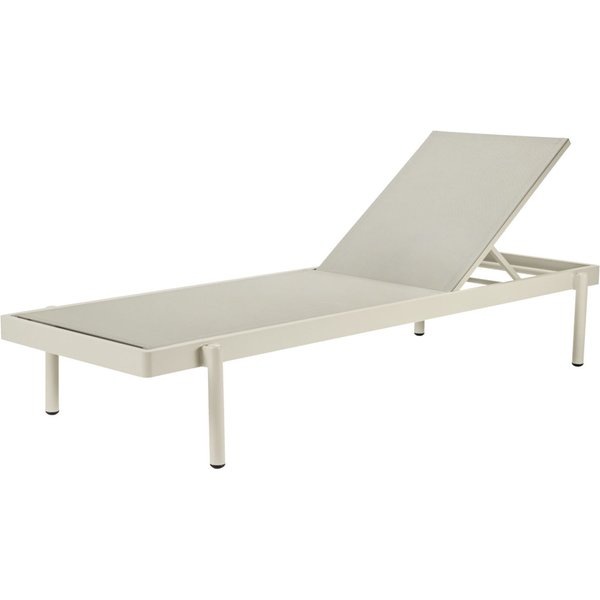 Chaise longue Arvos VEGA; 200x73.5x32 cm (LxlxH); Assise beige, Structure beige