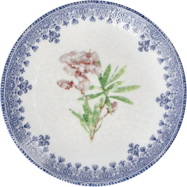 6x VEGA Piatto Nonna piano, con decoro; 16.5 cm (Ø); blu/bianco/rosé; rotonda; 6 pz. / Pacco