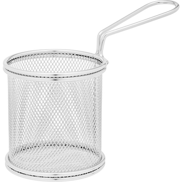 VEGA Panier à frites Resy petit, rond; 9x8.5 cm (ØxH); argenté