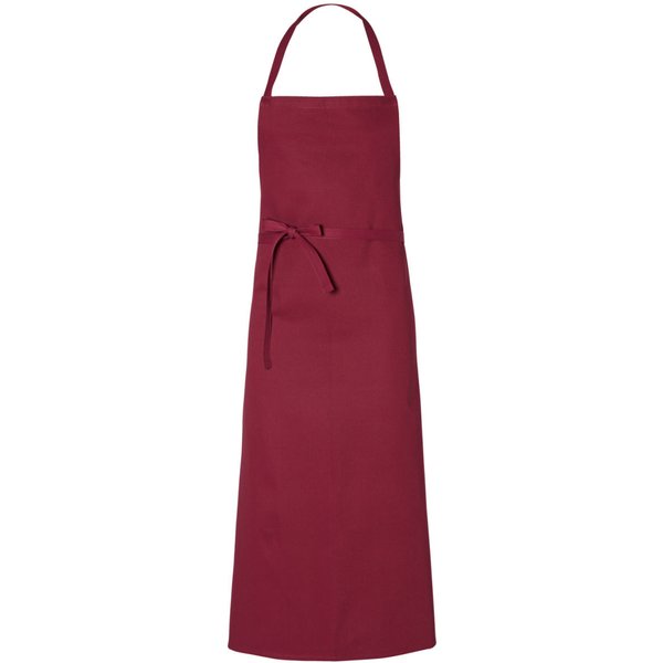 PULSIVA Tablier à bavette Pablo 110x80 cm; 110x80 cm (Lxl); bordeaux