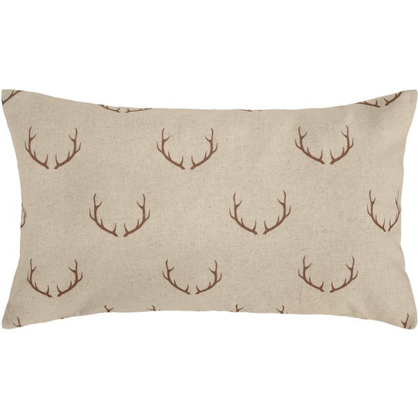 Federa cuscino decorativo Eschen ERWIN M.; 50x30 cm (LxL); beige/marrone scuro