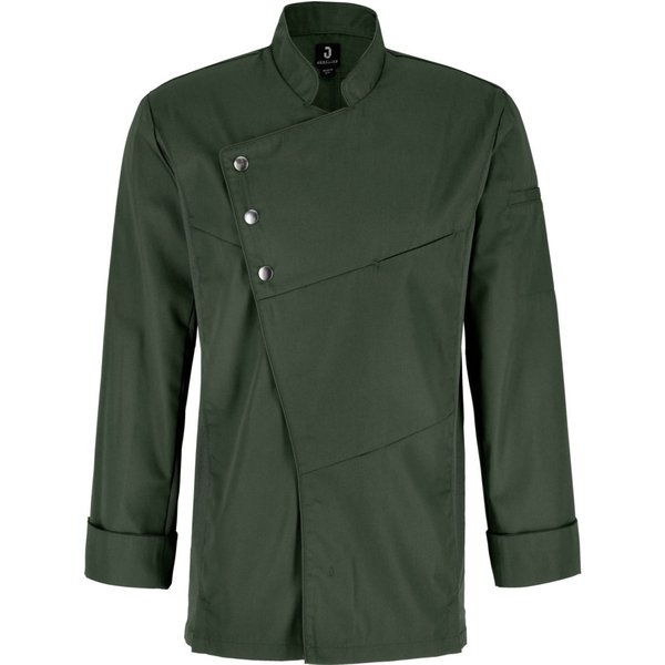 JOBELINE Giacca da cuoco Lewis maniche lunghe; Taglia 56; verde scuro