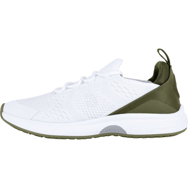 JOBELINE Scarpe da cameriere Flash; Misura 42; bianco/verde oliva