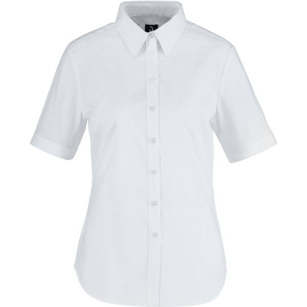 JOBELINE Chemisier femme Porter manches courtes; Taille 46; blanc