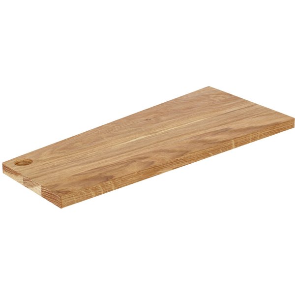 VEGA Tagliere Pollino; 53x25x2 cm (LxLxH); quercia; Forma trapezoidale