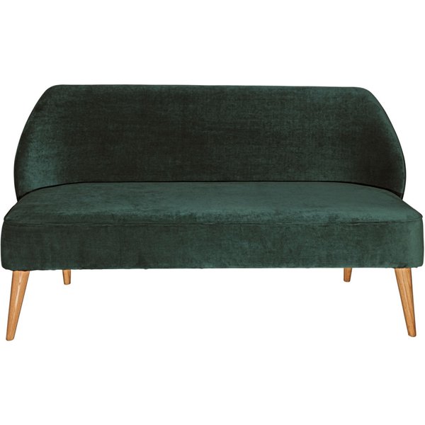 Divano Houston in velluto VEGA; 155x60x82 cm (LxPxH); seduta abete