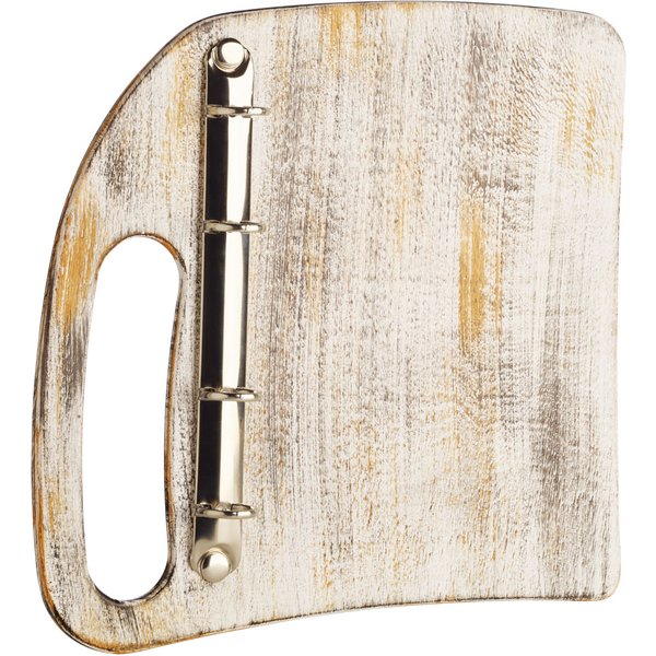 Porta menu Parthia A5 VEGA; A5, 26x25.6 cm (LxH); bianco vintage