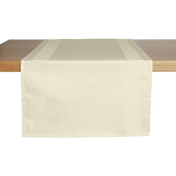 Chemin de table Ambiance ERWIN M.; 40x130 cm (lxL); beige clair; rectangulaire; 2 pièce(s) / Lot