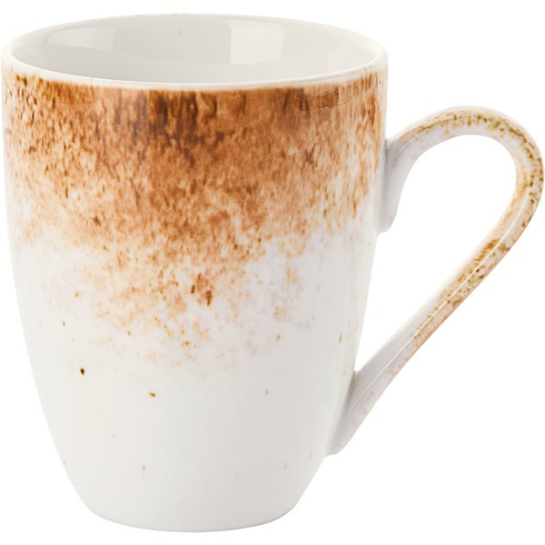 6x VEGA Mug Purior; 30 cl, 8.5x10.4 cm (ØxH); blanc/brun; rond(e); 6 pièce(s) / Lot