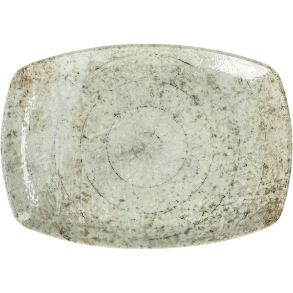 6x VEGA Piatto Gironia rettangolare, angoli arrotondati; 16x11.5x1.5 cm (LxLxH); tortora; rettangolare; 6 pz. / Pacco
