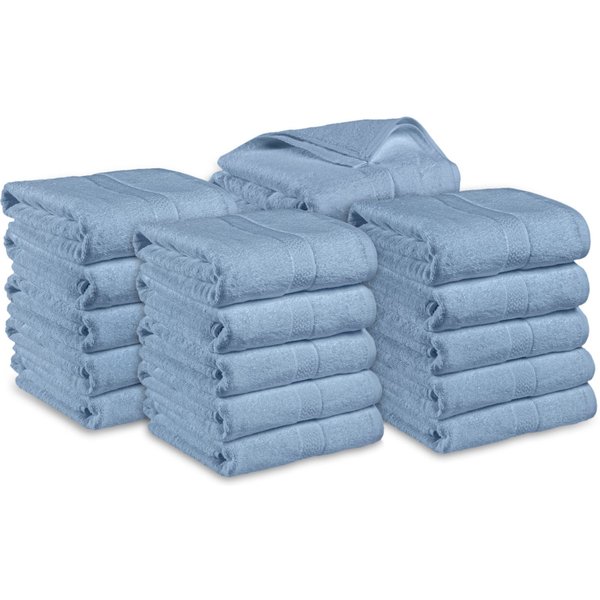 Pack avantage drap de bain Mars couleur PULSIVA; 70x140 cm (lxL); bleu; 20 pièce(s) / Lot