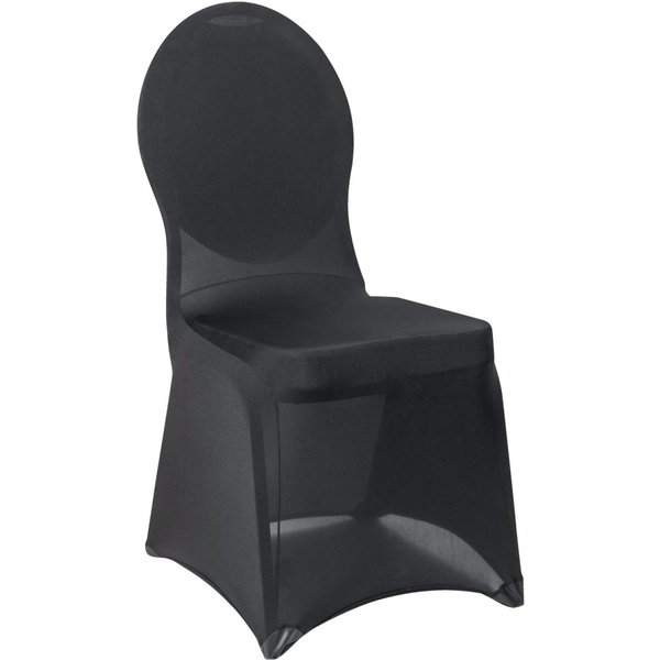 PULSIVA Housse de chaise Banquet; 40x44x95 cm (lxLxH); noir