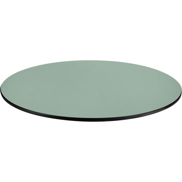 Piano tavolo da esterno in HPL Compa rotondo VEGA; 77 cm (Ø); verde menta; rotonda