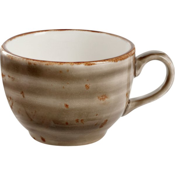 6x VEGA Tazza cappuccino Nebro; 220 ml, 8.7x6.5 cm (ØxH); grigio; 6 pz. / Pacco
