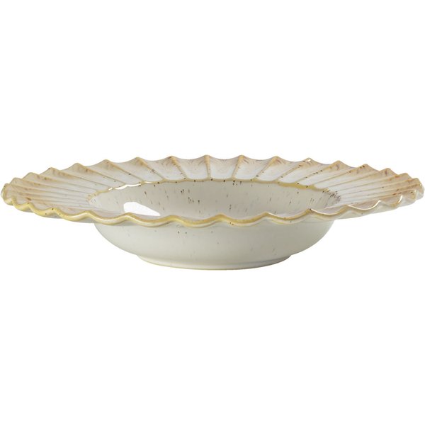 4x VEGA Piatto Flora fondo, con bordo; 300 ml, 24.3x4.6 cm (ØxH); rosa/beige; rotonda; 4 pz. / Pacco