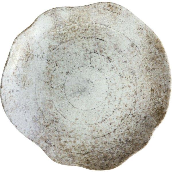 6x VEGA Piatto Gironia piano, forma organica; 28 cm (Ø); tortora; organica; 6 pz. / Pacco