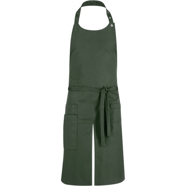 JOBELINE Tablier à bavette Juno 88x80 cm; 88x80 cm (Lxl); olive foncé