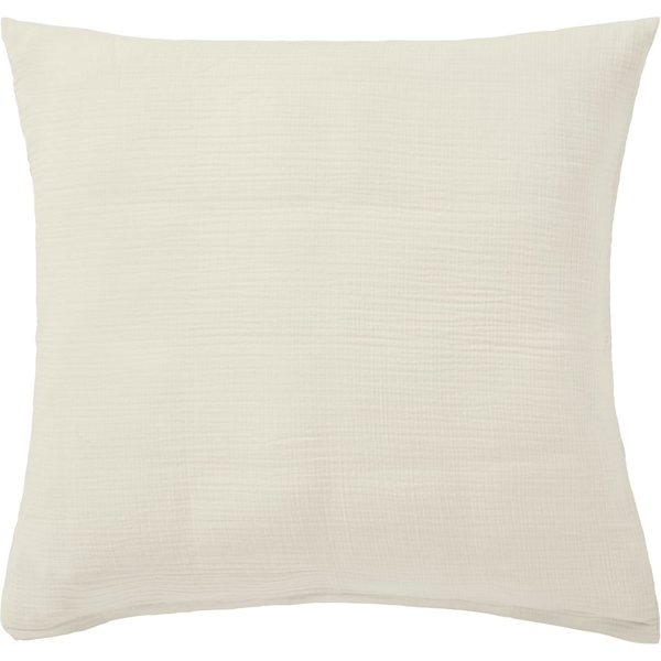 ERWIN M. Taie d'oreiller Libra mousseline; 80x80 cm (Lxl); gris clair