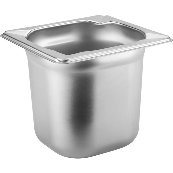 PULSIVA Bac Gastro GN 1/6 Pro; GN 1/6, 2.5 l, 17.6x16.2x15 cm (LxlxP); inox