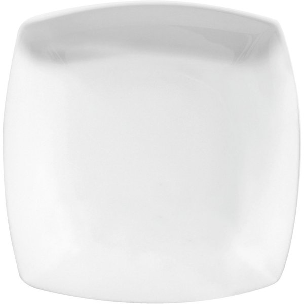 6x VEGA Piatto Bali fondo; 550 ml, 21x21x4 cm (LxLxH); bianco; quadrata; 6 pz. / Pacco