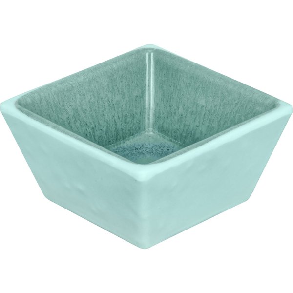 6x VEGA Mini ciotolina Torto quadrato; 40 ml, 5.6x5.6x3 cm (LxLxH); turchese/blu; quadrata; 6 pz. / Pacco