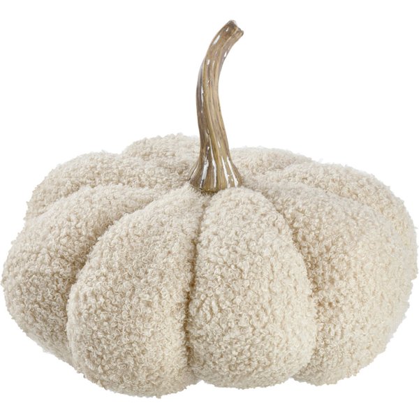 Citrouille décorative Adian; 20.5x20 cm (ØxH); beige; rond(e)