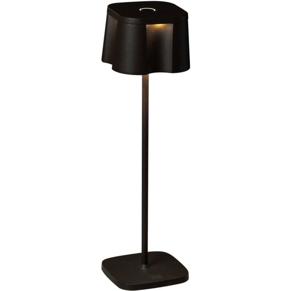 Konstsmide Lampada LED da tavolo Nice; 10x36 cm (ØxH); nero