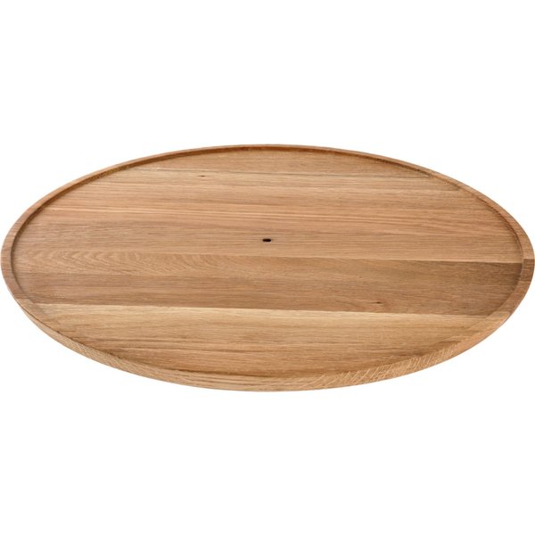 VEGA Vassoio Cornu; 48.8x2 cm (ØxH); quercia; rotonda