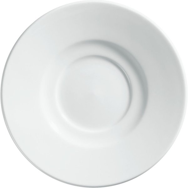 6x VEGA Sous-tasse café expresso Forli; 11.5 cm (Ø); blanc; rond(e); 6 pièce(s) / Lot
