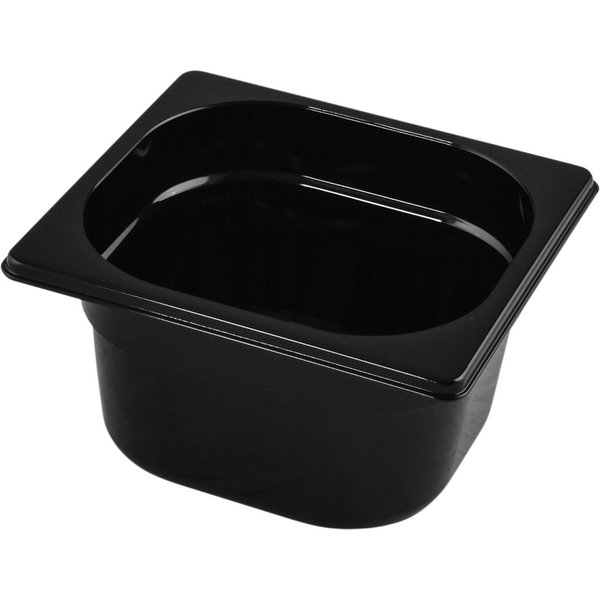 Bac Gastro GN 1/6 Trigno VEGA; GN 1/6, 1.6 l, 17.6x16.2x10 cm (LxlxP); noir
