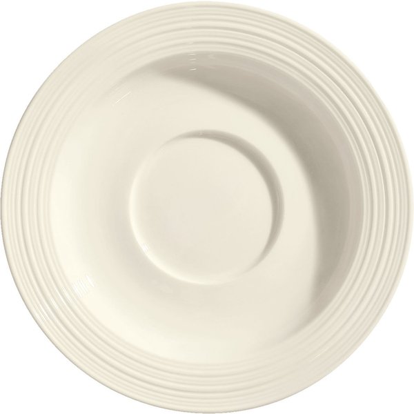 6x VEGA Piattino sottotazza cappuccino e mug Skyline; 15 cm (Ø); bianco crema; rotonda; 6 pz. / Pacco