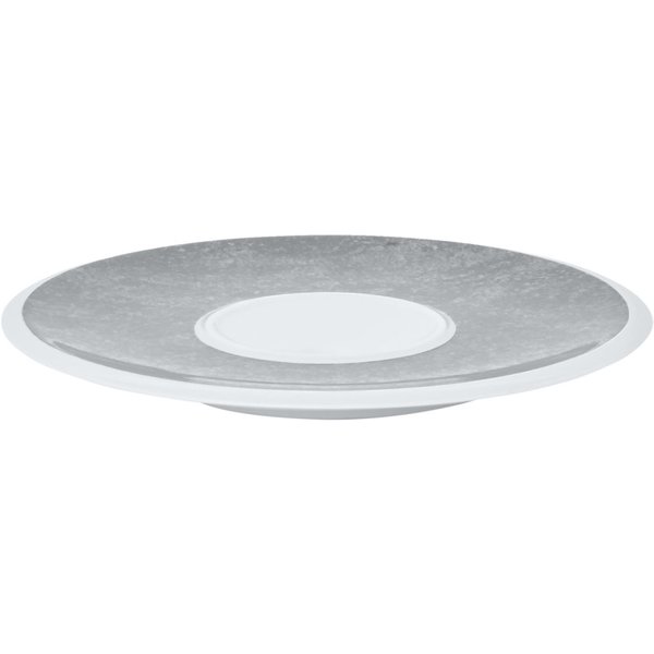 6x WMF Sous-tasse Synergy Concrete; 15.5x1.3 cm (ØxH); blanc/gris; rond(e); 6 pièce(s) / Lot