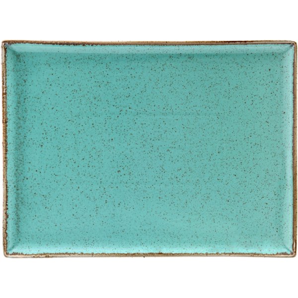 6x VEGA Piatto da portata Sidina rettangolare; 27x21x2 cm (LxLxH); turchese; rettangolare; 6 pz. / Pacco