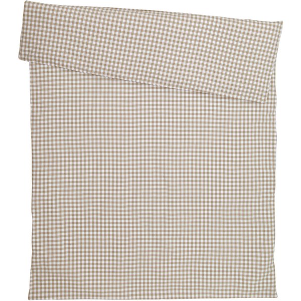Housse de couette Tux seersucker ERWIN M.; 155x220 cm (lxL); sable