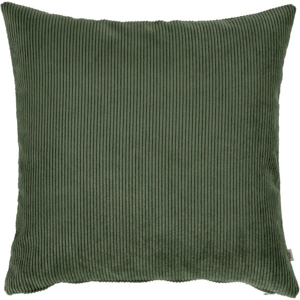 VEGA Housse de coussin Malin velours côtelé; 40x40 cm (lxL); vert; carré(e)