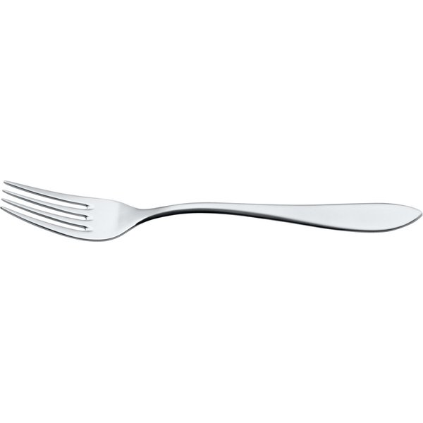 12x VEGA Fourchette de table Reggio mat; 20.2 cm (L); argenté, Poignée argenté; 12 pièce(s) / Lot