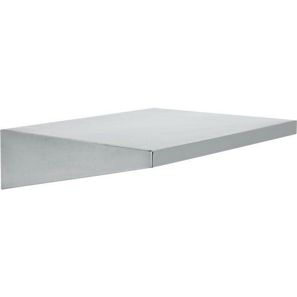 PULSIVA Mensola a muro Tio; 63x16x50 cm (LxHxP); argento