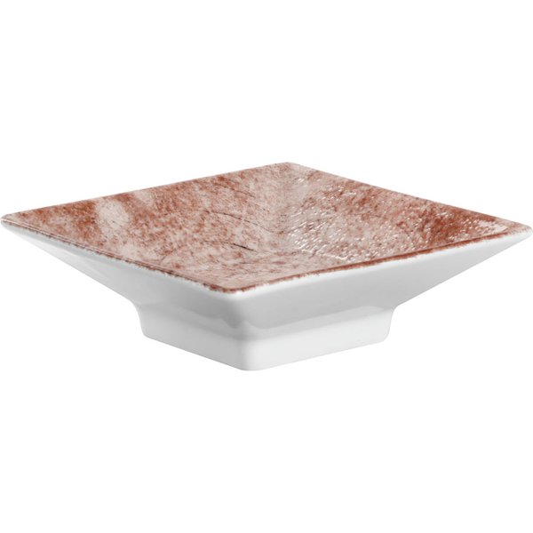 6x VEGA Ciotolina Gironia quadrato; 70 ml, 11.5x11.5x3.5 cm (LxLxH); rosa; quadrata; 6 pz. / Pacco