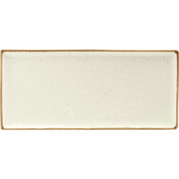 2x VEGA Assiette/plat Sidina rectangulaire; 35x16x2 cm (LxlxH); beige; rectangulaire; 2 pièce(s) / Lot