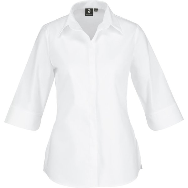 JOBELINE Chemisier femme Fiore manches 3/4; Taille 50; blanc
