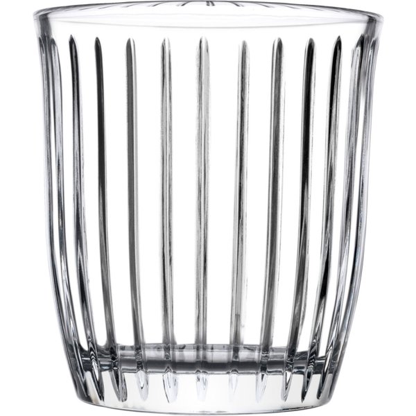 Bicchiere acqua Joy in vetro rigato Pasabahçe; 280 ml, 8.65x8.85 cm (ØxH); trasparente; 4 pz. / Pacco